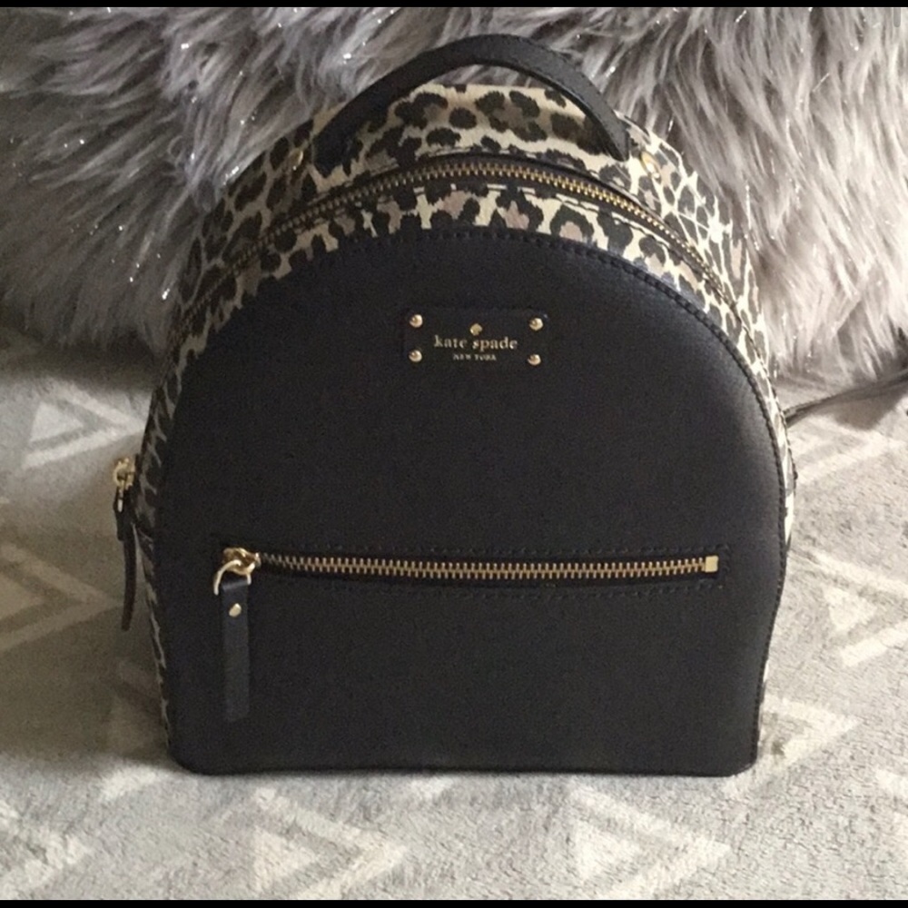 KATE SPADE LEOPARD MINI BACKPACK